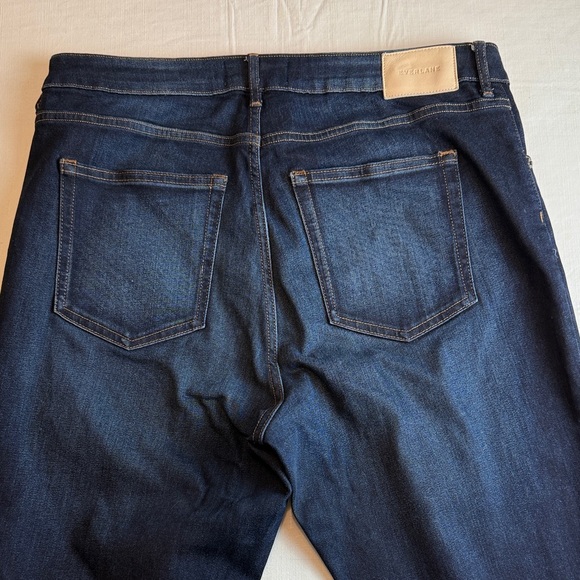 Everlane Wonen's The Curvy High Rise Skinny Crop Dark Blue Jeans Size 33 - Picture 5 of 11